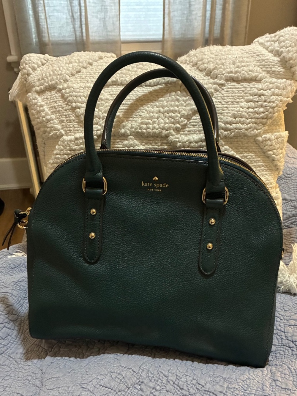 Kate Spade Emerald Green Satchel